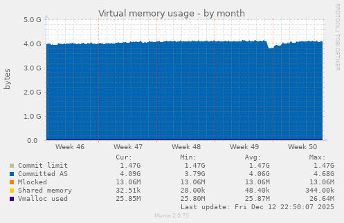Virtual memory usage